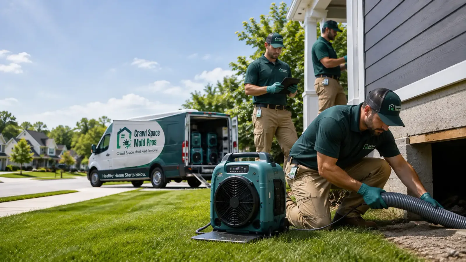 Crawl Space Mold Removal in San Joaquin, CA
